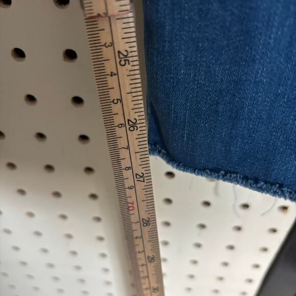 Frank & Eileen Wicklow Blue Straight Leg Chino Cropped Ankle Trouser 10 - Picture 8 of 8